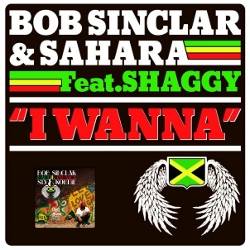 Bob Sinclar feat. Sahara and Shaggy I Wanna album single cover Made in Jamaica 2010 Costi Ionita and Andrea